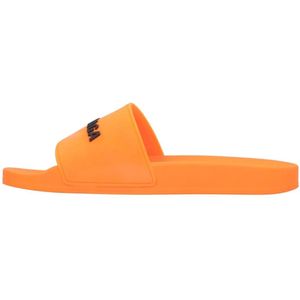 Balenciaga Sandalen - Orange Pool Slide Sandal in oranje
