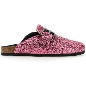 Philosophy Di Lorenzo Serafini Sandalen - Glitter-Embellished Slip-On Sandals in roze