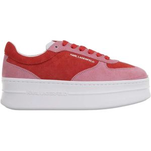 Karl Lagerfeld Low-Top Sneakers - Kobo Iii Apron Front Lo in rood