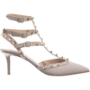 Valentino Garavani Sandalen met hak - Ankle Strap in taupe