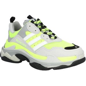 Balenciaga Low-Top Sneakers - Triple S Sneakers Yellow in grijs