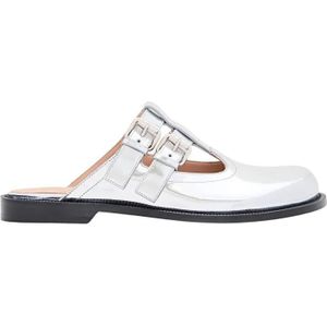 Loewe Slippers & Mules - Campo Mary Jane Mule in zilver