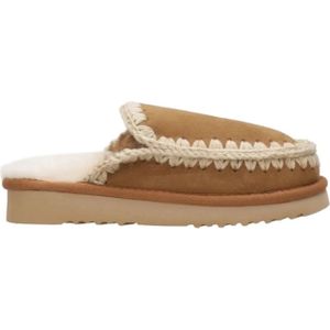 MOU - Eskimo - Huisschoenen - Beige / Cognac
