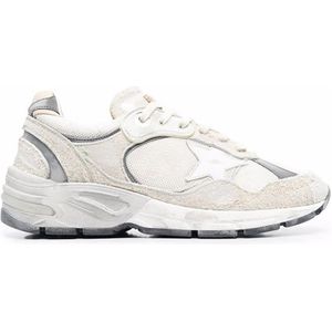 Golden Goose Low-Top Sneakers - Panelled Leather Sneakers in wit