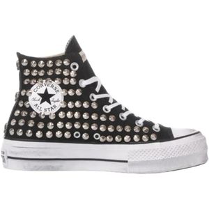 Converse Low-Top Sneakers - Platform Black in grijs