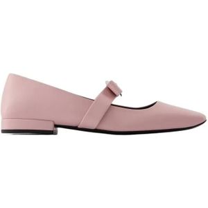 - Ballerinas - Leather - Pink in roze