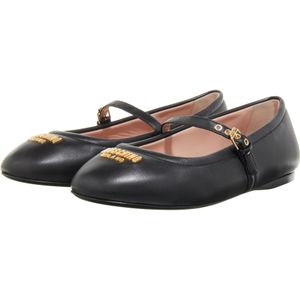 Moschino Espadrilles - Moschino Plate in zwart