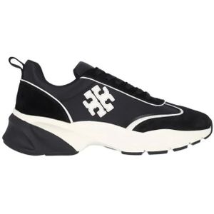 Tory Burch Low-Top Sneakers - Good Luck Sneakers – Black in zwart