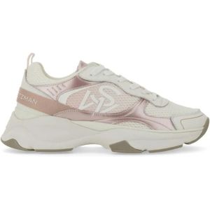 Stuart Weitzman Low-Top Sneakers - Textured Upper Sneakers in roze