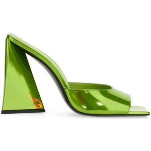 The Attico Slippers & Mules - Mule Devon in groen