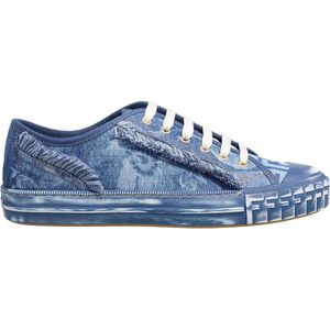 Fendi Low-Top Sneakers - Domino Sneaker in blauw