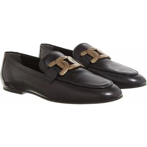 Tod's Loafers - CUOIO LEG.79A CATENA ANELLO MET. in zwart