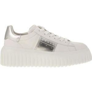 Hogan Low-Top Sneakers - H-Stripes - Sneakers With Side Band in wit