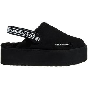 Karl Lagerfeld Slippers & Mules - Thermo Slingback Klog in zwart