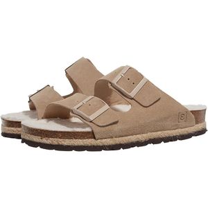 Espadrij l’originale Slippers & Mules - Ami Velour Teddy in grijs