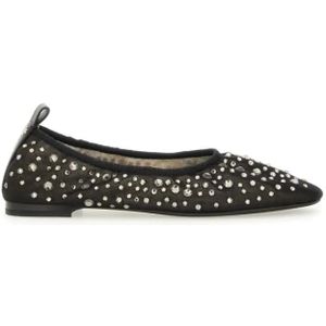 - Ornate Ballerina Flats in zwart