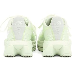 MM6 Maison Margiela Low-Top Sneakers - Technical Fabric Sneakers With Logo Details in wit