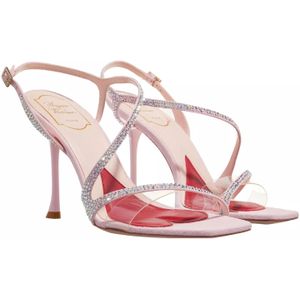 Roger Vivier Pumps & high heels - Vivier Bling Sandals In PVC And Suede in poeder roze