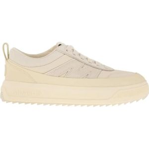 Moncler Low-Top Sneakers - Altive - Suede And Nubuck Leather Trainer in beige