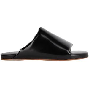 Bottega Veneta Sandalen - Cushion Slides Black in zwart