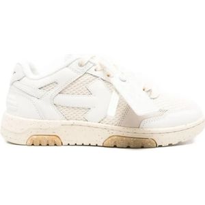 Off-White Low-Top Sneakers - Bianco E Beige Low-Top Sneakers in beige