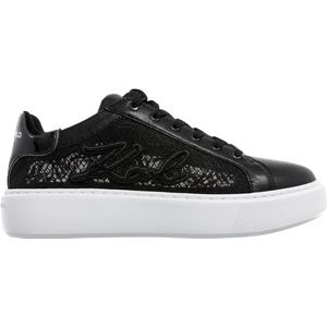 Karl Lagerfeld Low-Top Sneakers - Maxi Kup Autograph Lace Lo in zwart