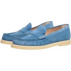 Stuart Weitzman Loafers - Blake Loafer in blauw