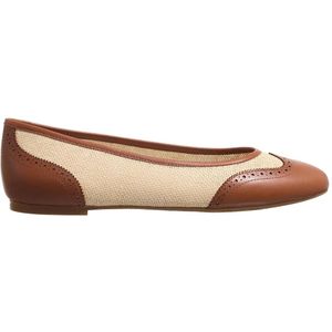Lauren Ralph Lauren - Jayna Wingtp Flats - Ballerina - Beige