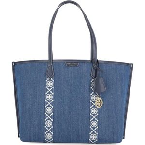 Tory Burch Totes & shoppers - Perry Triple Tote Shopping Bag in blauw