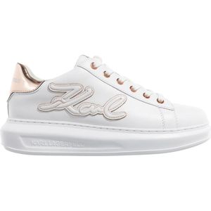 Karl Lagerfeld Low-Top Sneakers - Kapri Signia Emboss Lo Lace in wit
