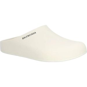 Balenciaga Slippers & Mules - Mule Slide In Nacre Beige in wit