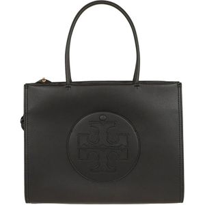 Tory Burch Shoppers & Totes - Black Ella Bio-Tex™ Leather-Like Shopping Bag in zwart