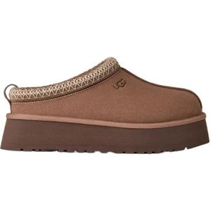 UGG Slippers & Mules - Suede Slip-On Shoes With Recycled Polyester Trim in bruin