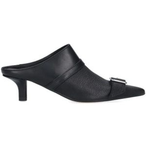 MM6 Maison Margiela Slippers & Mules - Buckle Mules – Black in zwart