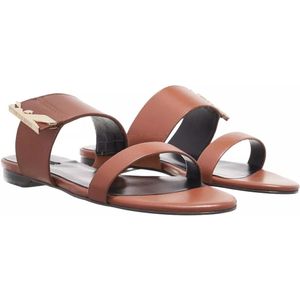 Patrizia Pepe Sandalen - Sandalo flat in bruin