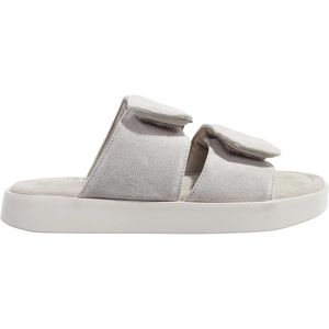 INUIKII Slippers & Mules - Classic Suede Velcro in grijs