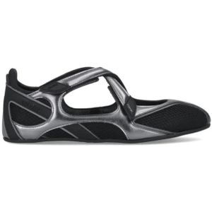 - "Floor 01" Flat Ballerinas – Black in zwart