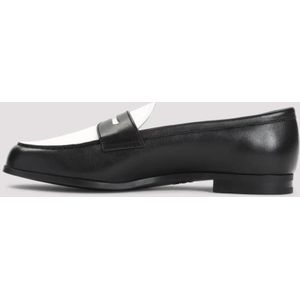 - Black Lamb Leather Natalie Loafers in zwart