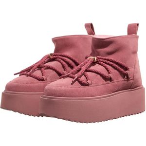 INUIKII Boots & laarzen - Classic Low Platform in poeder roze