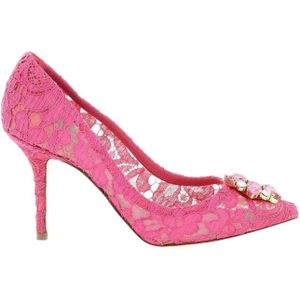 Dolce&Gabbana Hoge hakken - Decollete Pink in poeder roze