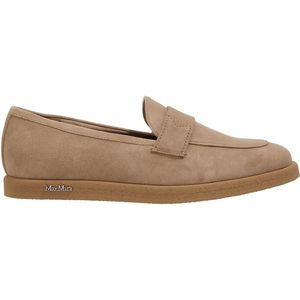 Max Mara Loafers - Softmoc in beige