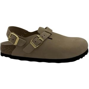 Birkenstock Sandalen - Tokio Sandcastle Nubuck Leather Sandals With Adjus in groen