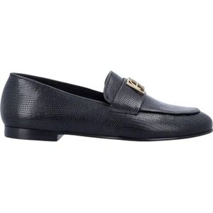 - Corrine Monogram Loafers in zwart