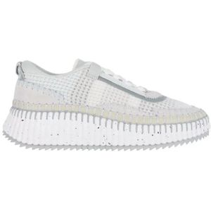 Chloé Low-Top Sneakers - "Nama" Sneakers in wit