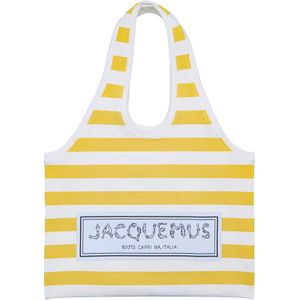 Jacquemus Shoppers - The Tote Marcel in geel