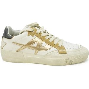 Ash Low-Top Sneakers - Beige/White Leather S24-Moonlight06 Sneakers in beige