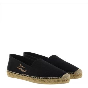 Saint Laurent Espadrilles - Embroidered Espadrilles Canvas in zwart