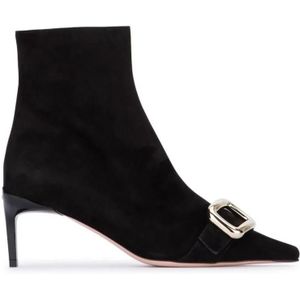 Roger Vivier Boots - Refined High Heel Pumps With Pointed Toe Design in zwart