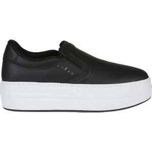 Hogan Low-Top Sneakers - H670 Slip On Sneakers Black in zwart