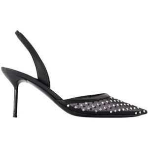 Paris Texas Hoge hakken - Lidia Slingback 70 Pumps - Synthetic - Black in zwart